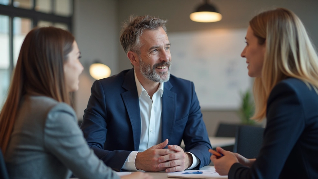 Business consulting team collaboration