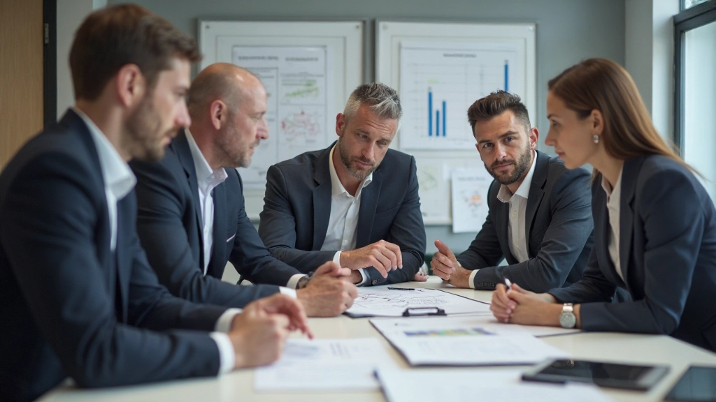 Business plan development and strategic planning workshop with team members